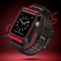 Kovček za Totudesign s trakom za Apple Watch 1/2/3 - 42mm - oranžna