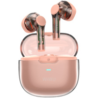 Wiwu T12 bluetooth brezžične slušalke - roza