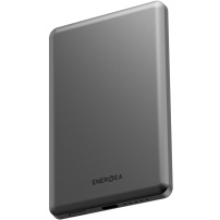 Power bank ENERGEA AluPac Air MagSafe z vrati USB-C - 5.000 mAh - siva
