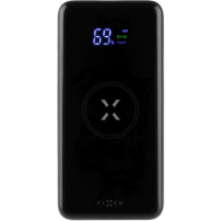 FIXED MagZen powerbank s Qi in MagSafe polnjenjem u priključki USB-A / USB-C - 10000 mAh - črna