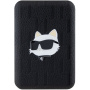 Karl Lagerfeld Embossed Choupette Head power bank MagSafe z USB-C priključkom - 5.000 mAh - črn