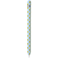AhaStyle silikonska ovitek z vzorcem sončnic za Apple Pencil 1. generacije - moder