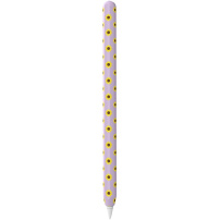 AhaStyle silikonska ovitek z vzorcem sončnic za Apple Pencil 2. generacije / Pro - vijoličen