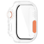 Etui v stilu Watch Ultra s kaljenim steklom za Apple Watch 42mm (Series 10 / 11) - mlečno
