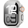 Etui v stilu Watch Ultra s kaljenim steklom za Apple Watch 42mm (Series 10 / 11) - srebrno