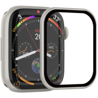 Rurihai kaljeno steklo s plastičnim okvirjem za Apple Watch 44mm - starlight