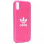 ADIDAS originalna trda plastična prevleka za iPhone XS Max - roza