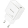 Yesido YC60 GaN mini hitri polnilni adapter z USB-C priključkom - 20W - bel