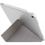 UNIQ Yorker Kanvas Plus ovitek s origami stojalom za iPad Air 4 (2020) / Air 5 (2022) / Pro 11" (2018) - siva