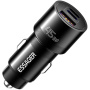 ESSAGER ES-CC14 avtomobilski polnilnik s priključki USB-C / USB-A / Lightning - 45W - črn
