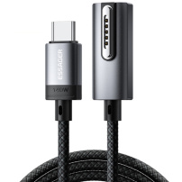 ESSAGER ES-X69 pleten kabel za polnjenje - USB-C na MagSafe 3 za MacBook - 1 m - temno siv