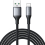 JOYROOM S-A28 pleten polnilni in podatkovni kabel - USB-A na Lightning - 2 m - črn