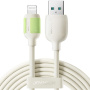 JOYROOM S-A53 polnilni in podatkovni kabel - USB-A na Lightning - 2 m - bež