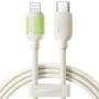 JOYROOM S-A53 polnilni in podatkovni kabel - USB-C na Lightning - 1,2 m - bež