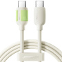 JOYROOM S-A53 polnilni in podatkovni kabel - USB-C na USB-C - 1,2 m - bež