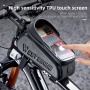WEST BIKING YP-337 vodoodporna torba za kolo s prostorom za iPhone - črna