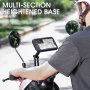WEST BIKING univerzalno magnetno vodoodporno ohišje z držalom za kolo in motor na krmilo za iPhone - črno