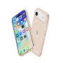 Transparenten ovitek z bleščicami za iPhone Air - rožnato zlat