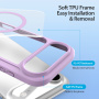 DUX DUCIS Skin X flip ovitek z MagSafe za iPhone Air - vijoličen