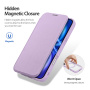 DUX DUCIS Skin X flip ovitek z MagSafe za iPhone 17 - vijoličen