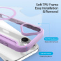 DUX DUCIS Skin X flip ovitek z MagSafe za iPhone 17 - vijoličen