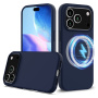 Silikonski ovitek z MagSafe za iPhone 17 Pro Max - temno moder