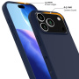 Silikonski ovitek z MagSafe za iPhone 17 Pro Max - temno moder