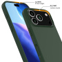 Silikonski ovitek z MagSafe za iPhone 17 Pro Max - temno zelen