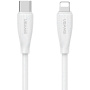USAMS US-SJ717 polnilni in podatkovni kabel - USB-C na Lightning - 1 m - bel