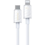 WEKOME WDC-73 polnilni in podatkovni kabel - USB-C na Lightning - 1,2 m - bel