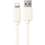 WEKOME WDC-52i polnilni in podatkovni kabel - USB-A na Lightning - 1 m - bež