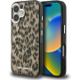 Karl Lagerfeld IML Leopard ovitek z MagSafe za iPhone 16 - rjav