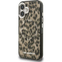 Karl Lagerfeld IML Leopard ovitek z MagSafe za iPhone 16 - rjav