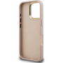 Guess 4G Metal Logo ovitek z zložljivim stojalom za iPhone 16 Pro Max - roza