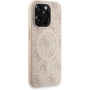 Guess 4G Colored Ring Strap ovitek z vrvico in MagSafe za iPhone 15 Pro Max - roza