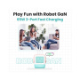 UGREEN Nexode RG RobotGaN hitri polnilni adapter z 2x USB-C / USB-A priključki - 65W - mentol