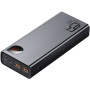 Baseus Adaman powerbank s priključki USB-C / 2x USB-A - 20.000 mAh - črna
