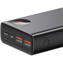 Baseus Adaman powerbank s priključki USB-C / 2x USB-A - 20.000 mAh - črna
