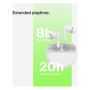 BELKIN SoundForm Rhythm brezžične slušalke - bela