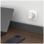 FIXED Mini GaN polnilni adapter z USB-C priključkom - 30W - bel