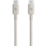 Beats Woven pleten polnilni in podatkovni kabel - USB-C na USB-C - 1,5 m - kamnito siv