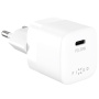 FIXED Mini GaN polnilni adapter z USB-C priključkom - 30W - bel