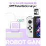 UGREEN Nexode RG RobotGaN hitri polnilni adapter z 2x USB-C / USB-A priključki - 65W - vijoličen