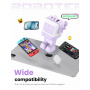 UGREEN Nexode RG RobotGaN hitri polnilni adapter z 2x USB-C / USB-A priključki - 65W - vijoličen