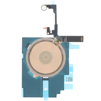 Nadomestna tuljava za brezžično polnjenje z NFC čipom, bliskavico in mikrofonom za iPhone 16 Pro - črni titan
