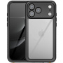 RedPepper odporen na udarce, vodoodporen ovitek za iPhone 17 Pro Max - črn