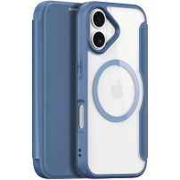 DUX DUCIS Skin X flip ovitek z MagSafe za iPhone 17 - temno moder