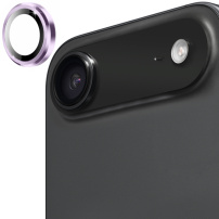 ENKAY kaljeno steklo s kovinskim okvirjem za zaščito leče zadnje kamere za iPhone Air - vijolično
