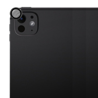 ENKAY kaljeno steklo s kovinskim okvirjem za zaščito leče zadnje kamere za iPad Pro 11" (2024/2025) / Pro 13" (2024/2025) - črno