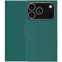 Flip ovitek iz PU usnja za iPhone 17 Pro - petrolej